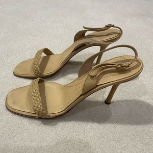 Light Tan Richard Tyler Strappy Heeled Sandals